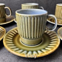WADE IRISH Vintage Porcelain 14 Piece Coffee And/or Tea Set. Fantastic Colour