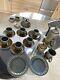 Wade Irish Vintage Porcelain Coffee Set, And Tea Set 25 Pieces Never Used