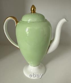 WEDGWOOD APRIL HARLEQUIN COFFEE SET DEMITASSE FOR 4 PERSONS 1950's RETRO