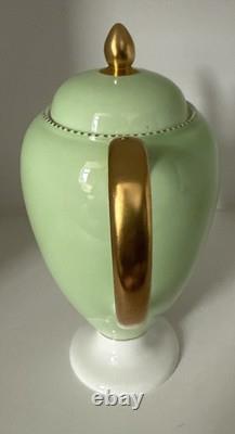 WEDGWOOD APRIL HARLEQUIN COFFEE SET DEMITASSE FOR 4 PERSONS 1950's RETRO