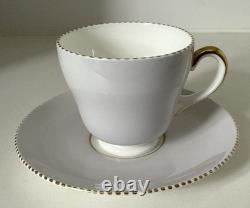 WEDGWOOD APRIL HARLEQUIN COFFEE SET DEMITASSE FOR 4 PERSONS 1950's RETRO