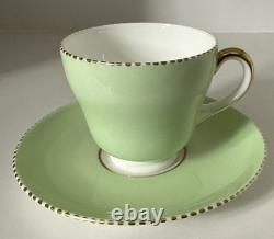 WEDGWOOD APRIL HARLEQUIN COFFEE SET DEMITASSE FOR 4 PERSONS 1950's RETRO