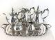 Wallace Baroque Tea & Coffee Set 7 Piece Vintage Silverplate Set With Pitcher