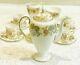 Wedgwood England Coffee Set Cups Saucers English Bone China Vintage Litchfield P