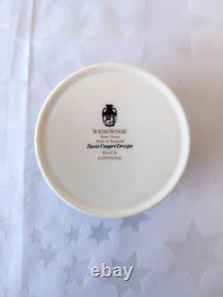 Wedgwood Vintage Susie Cooper Black Keystone Coffee Set