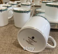 Wedgwood jade coffee/espresso cup and saucer set Brand New Bone China Vintage