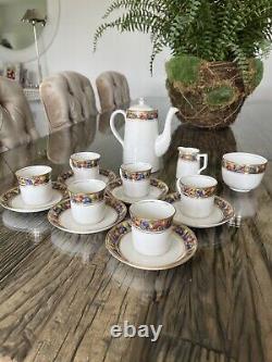 Wellington China Vintage Coffee Set Ref 5148