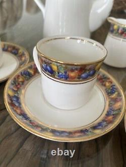 Wellington China Vintage Coffee Set Ref 5148