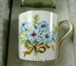 Wonderful Vintage Aynsley Bone China 12 Piece Coffee Set Boxed C 1940's