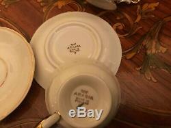 15 Vintage Tasses 15 Saucer Beige Arabia Finlande Porcelaine Set Café