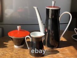 6 Vintage 1980 S Freiberger Porzellan Coffee Cups Set Fabriqué En Rda