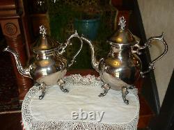 Birmingham Silver Co. Vintage 5 Pc. Ensemble Café/thé, Très Agréable