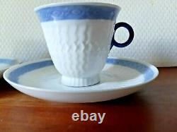 Blue Fan 2 X Cafetières Cups & Sauces # 1212 11538 Royal Copenhagen 1er