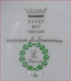 Cafetière Française 10 Tasses Et Sauces Porcelaine Blanc Lourious Berr
