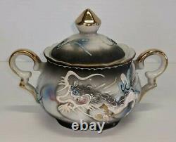 Dragonware Moriage Vintage Tea Coffee Set MID 20th Century Japon