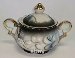 Dragonware Moriage Vintage Tea Coffee Set MID 20th Century Japon