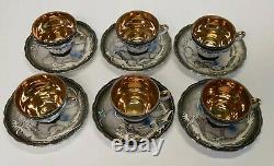 Dragonware Moriage Vintage Tea Coffee Set MID 20th Century Japon