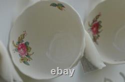 Ensemble De Thé À La Porcelaine Vintage (billingsley Rose Spode Mariage Chine)