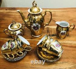 Ensemble Japonais Vintage De Café D’or Fait Au Japon