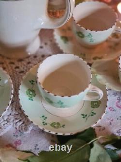 Ensemble à café Art Déco Burleighware vintage