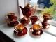 Ensemble à Café Carltonware 15 Pcs Rouge Royale Vintage