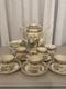 Ensemble à Café Vintage Coronet Ware Parrott & Co Angleterre 5 Tasses Pagode Chinoiserie