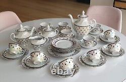 Ensemble à café/thé vintage rétro soviétique URSS des années 50-60, 41 pièces