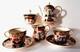 Ensemble De 2 Tasses à Café, à Sucre Et à Lait Imari Copeland Spode D7911 Antique