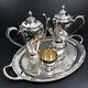 Ensemble De 5 Pièces De Café Et De Thé En Argent Plaqué Vintage Rogers & Bros 2301 2303 2304 2380