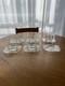 Ensemble De 5 Tasses En Verre + 6 Soucoupes Vintage Joe Colombo Arno Italien Mcm