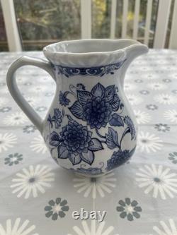Ensemble de café Adams BLUE BUTTERFLY en faïence anglaise (Groupe Wedgwood)