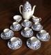 Ensemble De Café Colonel Bleu Vintage De Spode