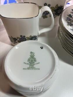 Ensemble de café vintage en porcelaine fine Royal Doulton Esprit