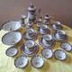 Ensemble De Café Vintage Russe Ukrainien ? Magnifique Design Lilas Violet