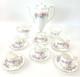 Ensemble De Cafetière Vintage Wedgwood Devon Sprays Floral - 15 Pièces