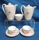 Ensemble De Cafeti&egrave;re Vintage Poole Truda Carter Peint &agrave; La Main Ann&eacute;es 1950