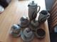 Ensemble De Cafetière Vintage Des Années 1970 Signé Par Dennis Lucas Hastings Pottery