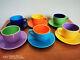 Ensemble Tasse Et Soucoupe Vtg Pagnossin Treviso-italie, Ensemble De 12