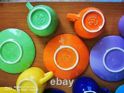 Ensemble tasse et soucoupe VTG Pagnossin Treviso-Italie, ensemble de 12