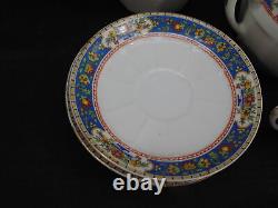 Ensemble thé café Limoges France 13 pièces, théière, crémier, sucrier avec couvercle