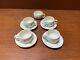 Franciscain Atomic Starburst Mcm Vintage Coffee Cups And Saucers 4