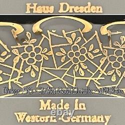 Haus Dresden Après Le Dîner Service De Café Dekor 56 Set Pour 6 Allemagne De L'ouest 21pc