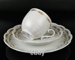 Kaiser Romantica Monte Carlo Coffee Tea Set Porcelaine 6 Personnes Plates Coupe
