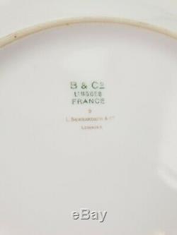 Limoges Vintage Française Porcelaine Set Café Et Plaques L Bernardaud & Co B & Co