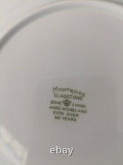 Montrose Gladstone Bone Chine Vintage Tea And Coffee Set 69 Pièces