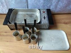 Rare Set Vintage Soviet Coffee Machine Sur Le Sable Espresso Maker Ussr Turka