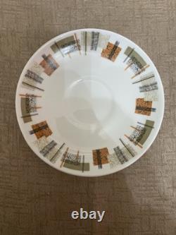 Rare service à café Johnson Brothers en 15 pièces Angleterre Couronne Taupe/champignon