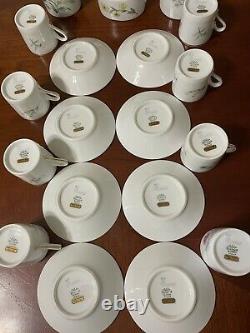 Richard Ginori Primavera Mini Coffee Pot Creamer Sugar Bowl 8 Mini Set Expresso
