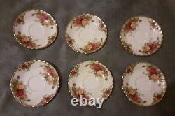 Royal Albert Old Country Roses Chine Coffee Set En Excellent État