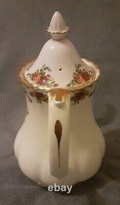Royal Albert Old Country Roses Chine Coffee Set En Excellent État